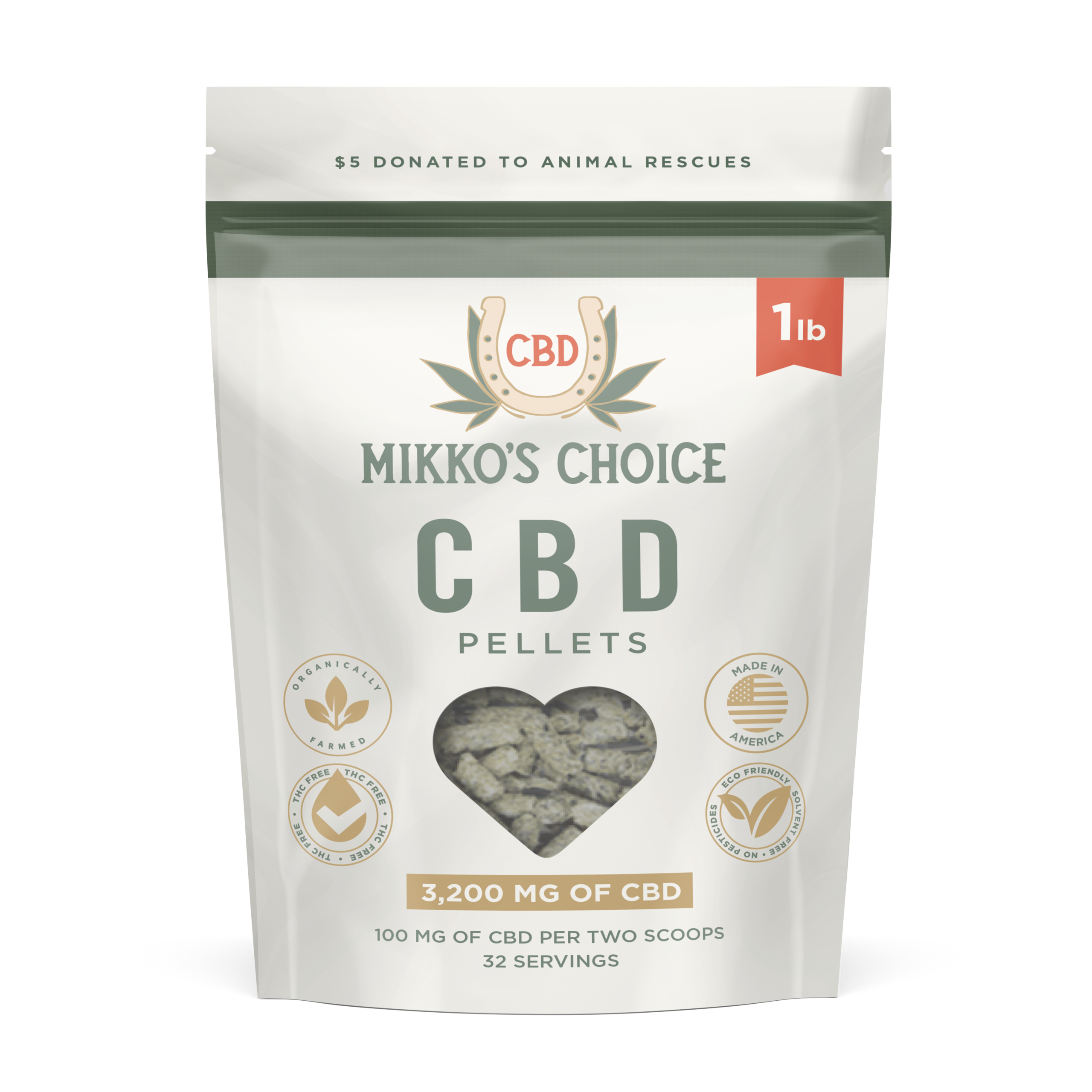 Mikko’s Choice CBD Pellets 1 LB bag