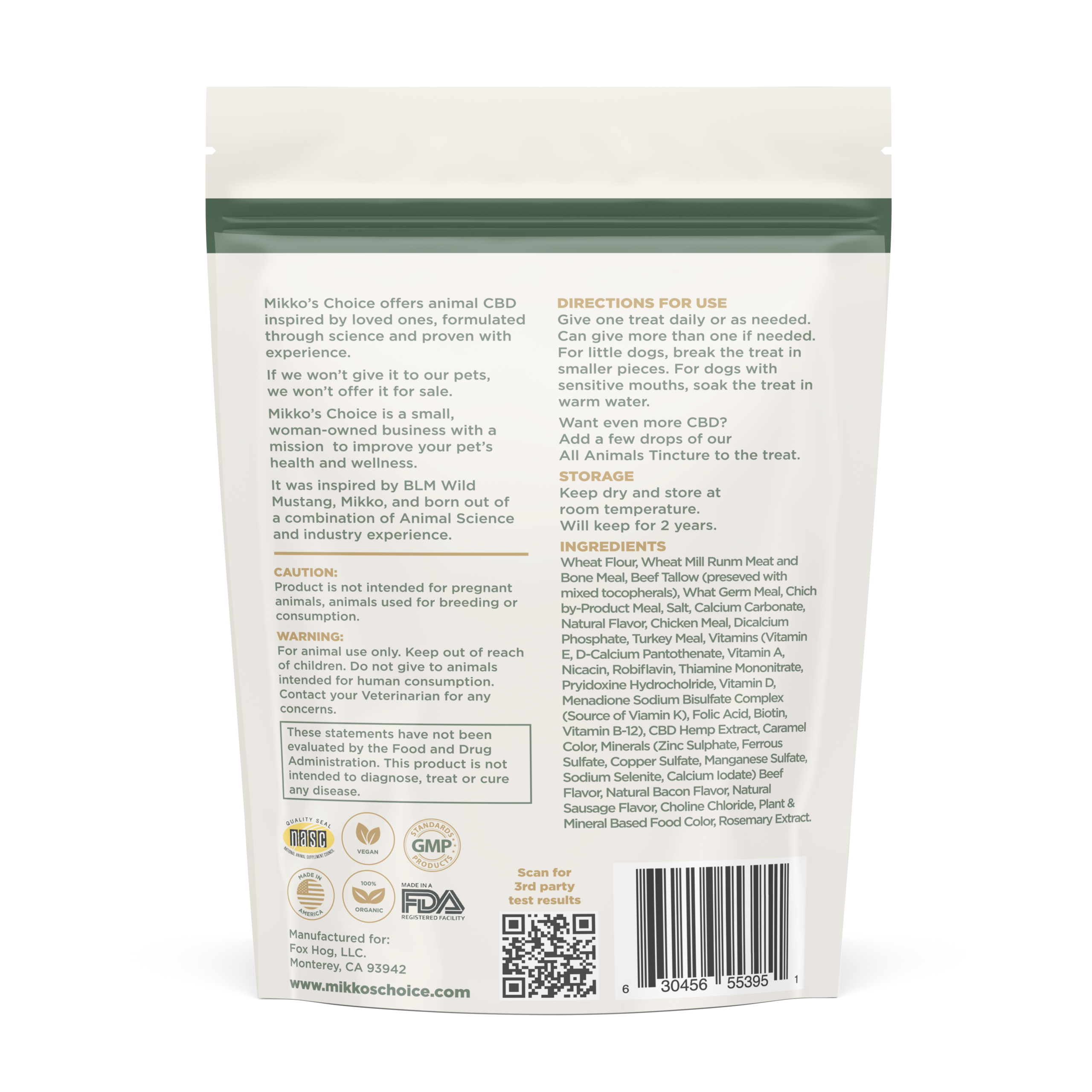 Mikko's Choice CBD Dog Treats - Image 3